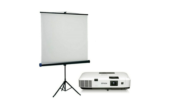 Projector + 6′ Tripod Screen Rental